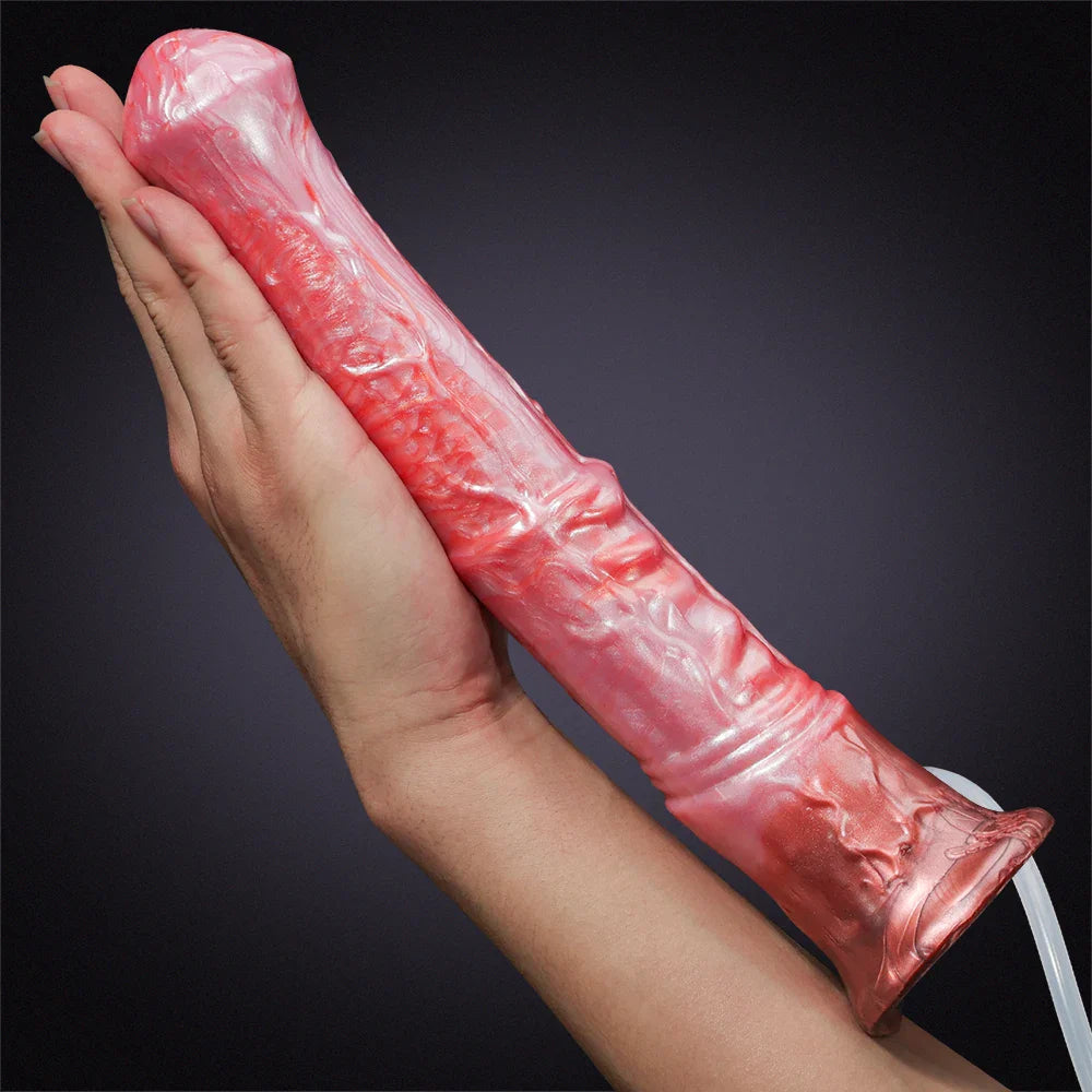 11.61inch Realistic Ejaculation Silicone Horse Dildo