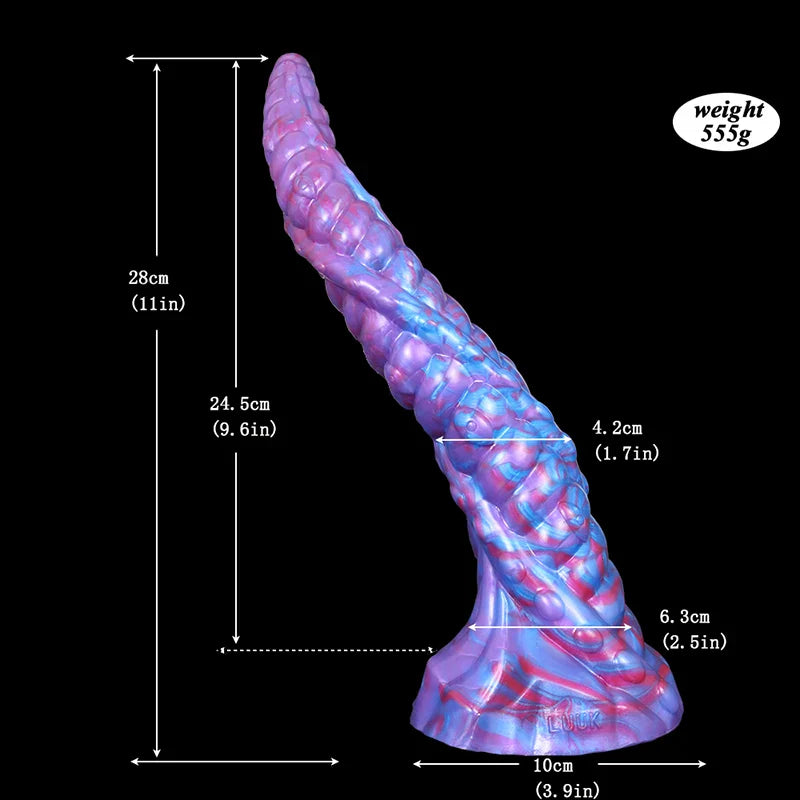 11Inch Blue Enchantress Silicone Monster Dildo