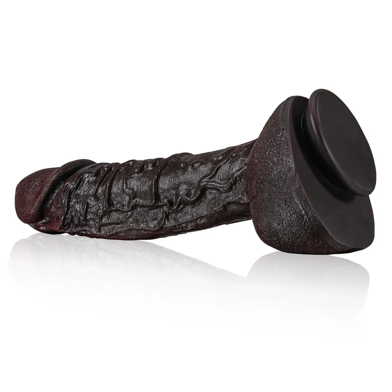 12.4" Giant Realistic Black Dildo with Flexible Keel