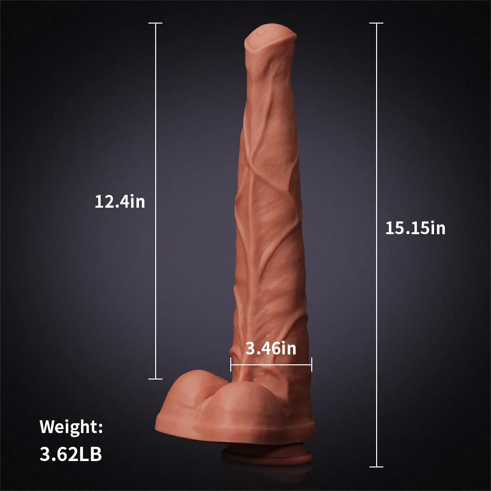 15.15Inch Ultra Long Silicone Big Horse Dildo