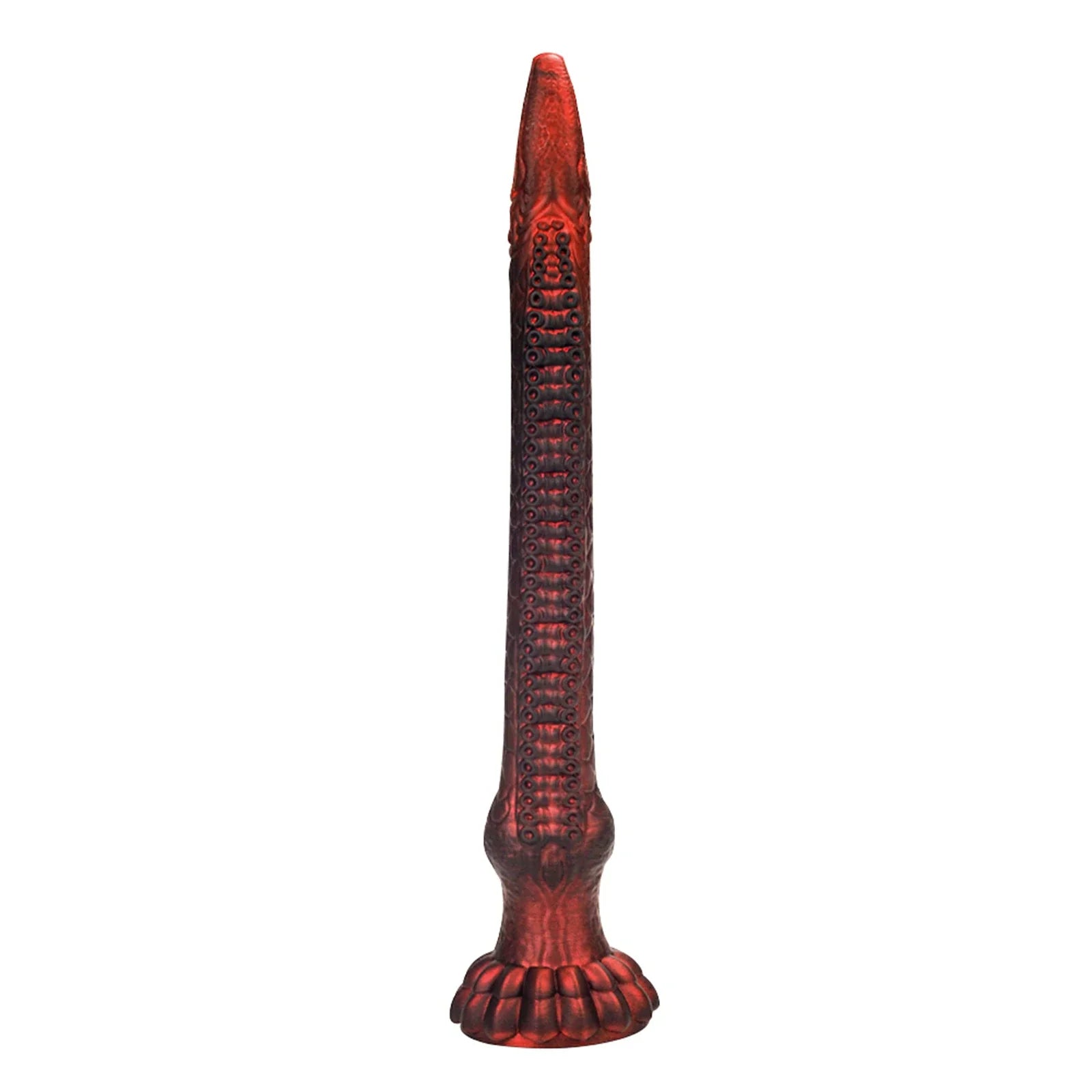 16.4 Inch Soft Silicone Tentacle Dildo Monster Claw Base Fantasy Scales
