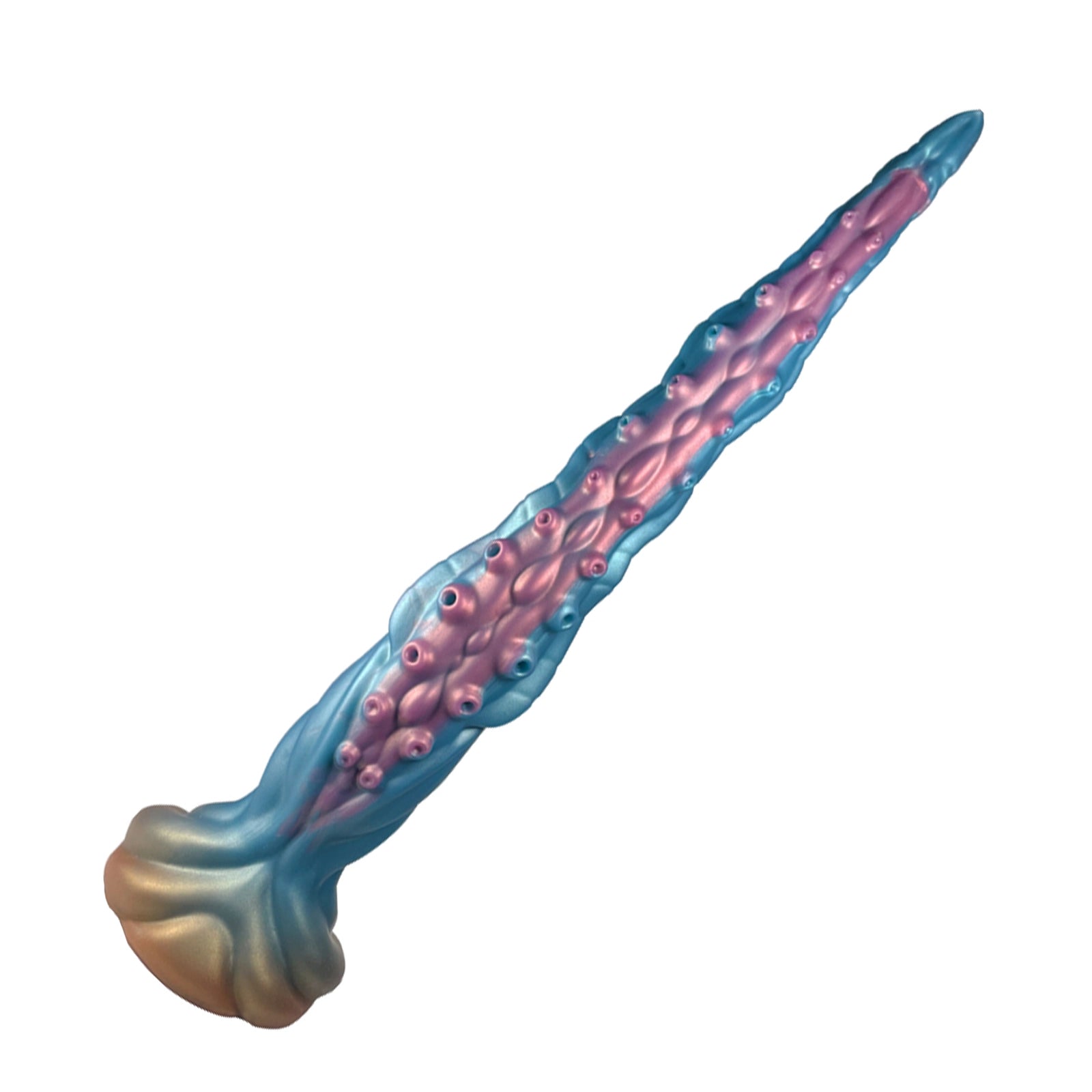 19.6 Curved Fantasy Tentacle Dildo S-shaped Curve with Strong Suction Cup
