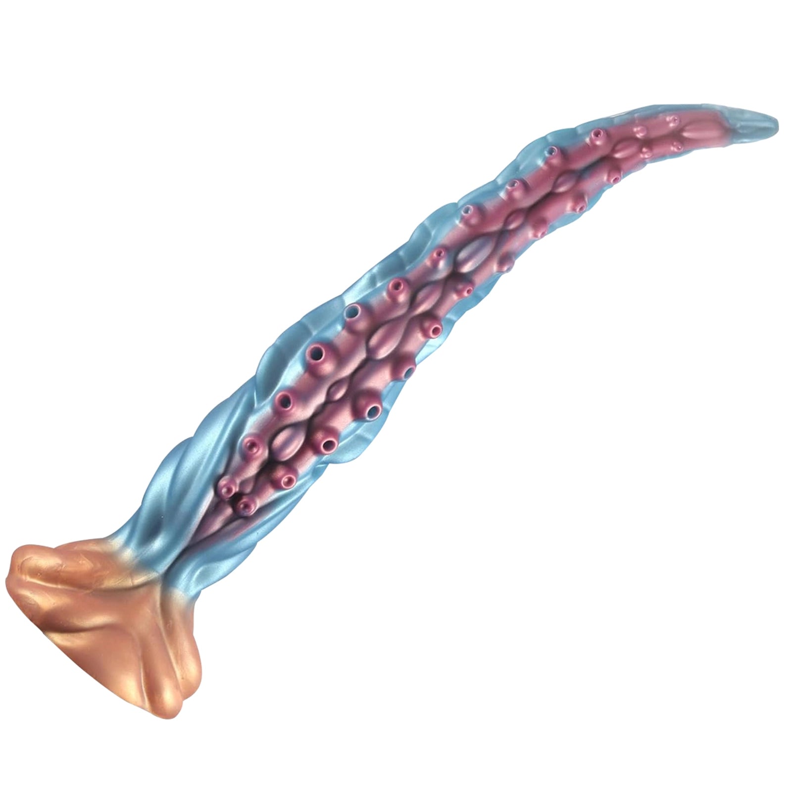 19.6 Curved Fantasy Tentacle Dildo S-shaped Curve with Strong Suction Cup