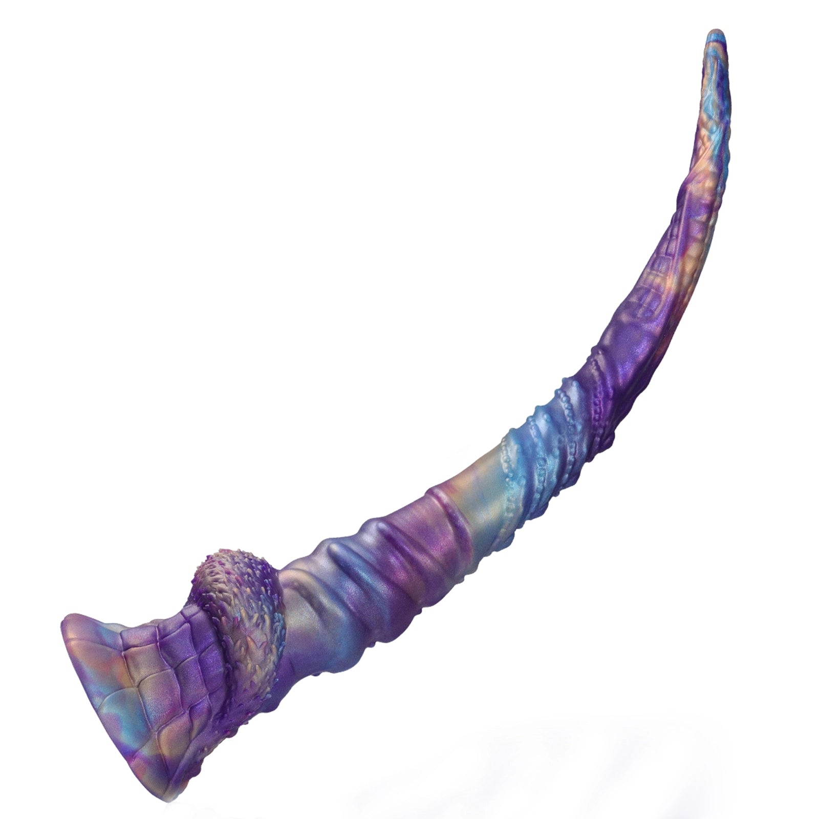 17.5 Fantasy Tentacle Dildo with Ocean Swirl Texture Suction Cup