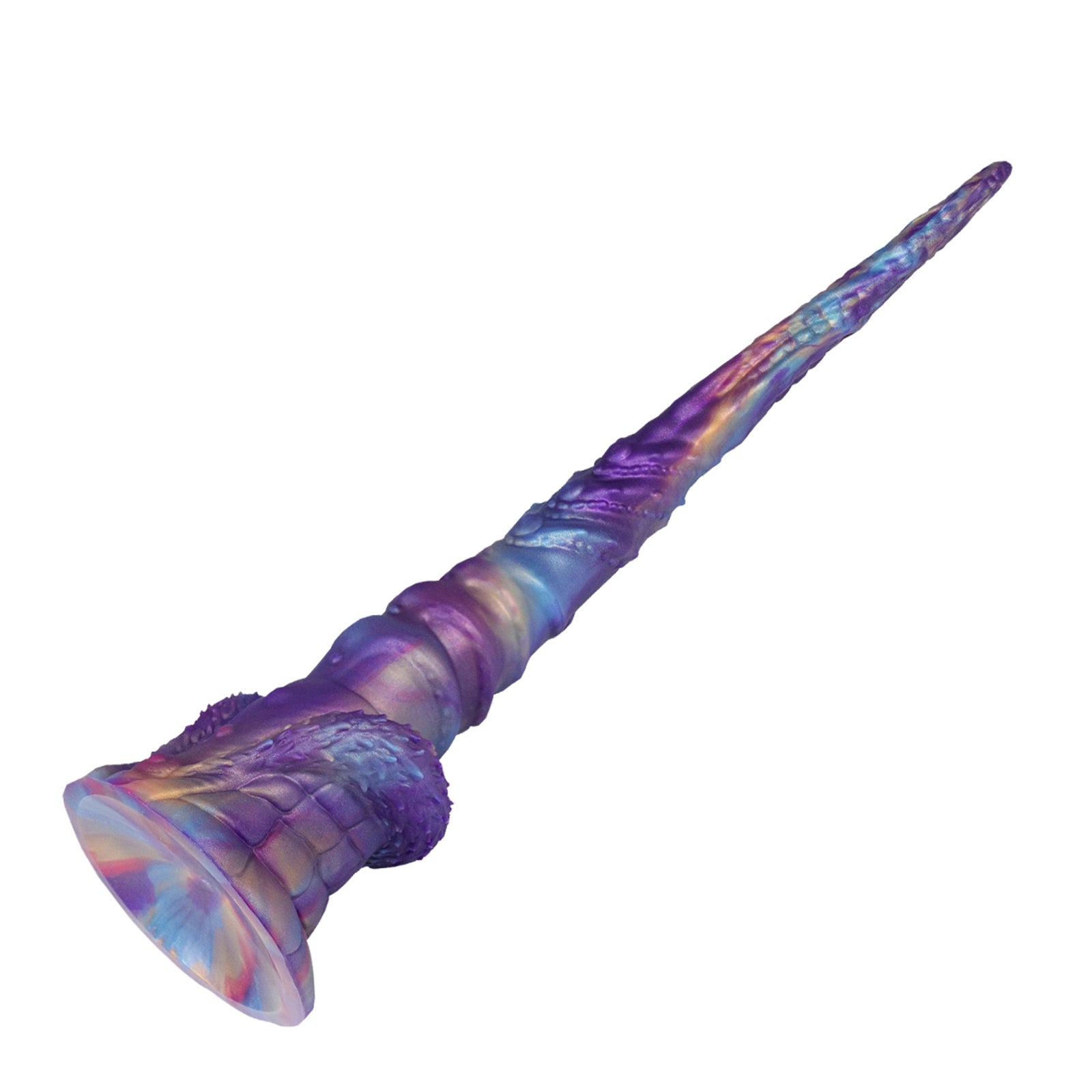 17.5 Fantasy Tentacle Dildo with Ocean Swirl Texture Suction Cup