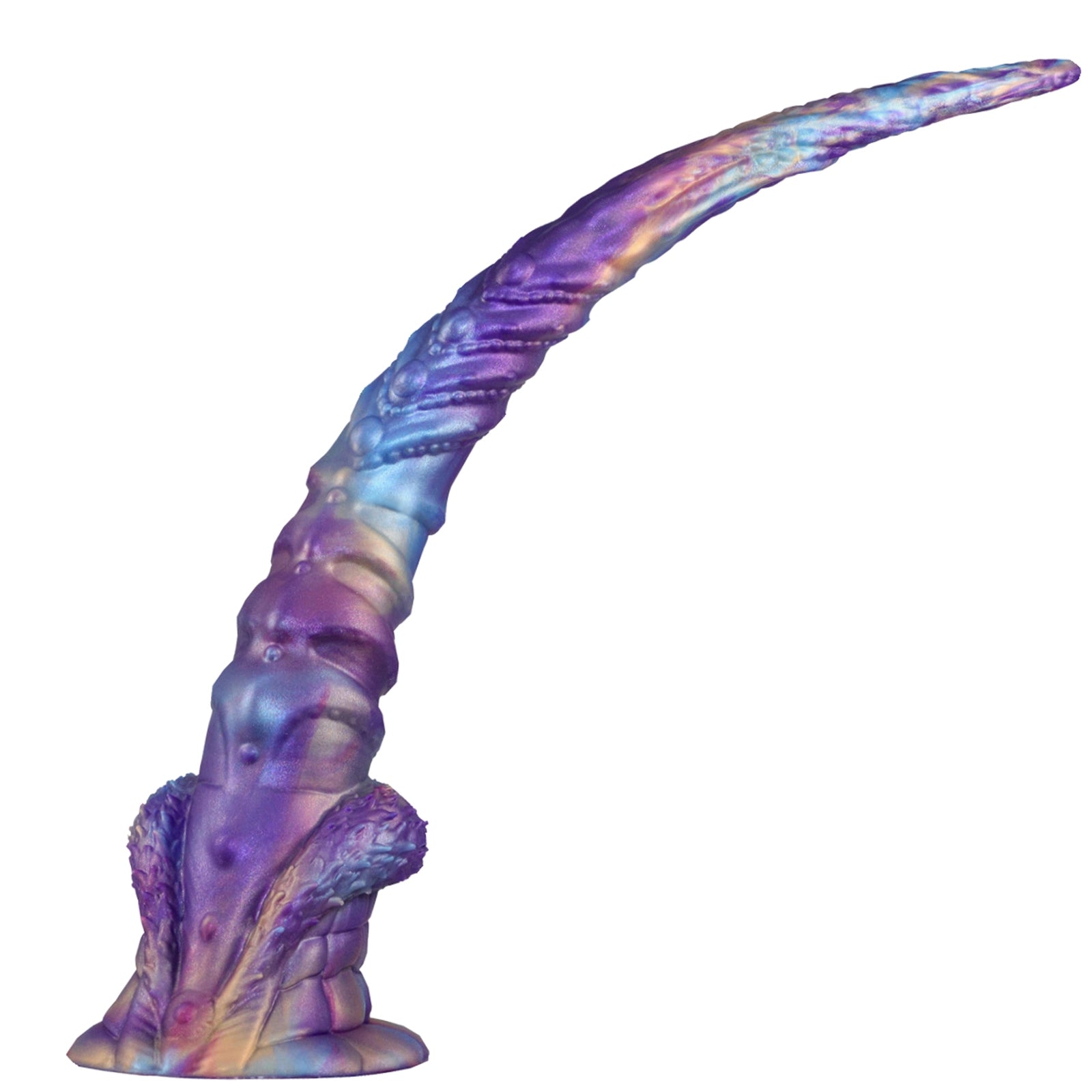17.5 Fantasy Tentacle Dildo with Ocean Swirl Texture Suction Cup