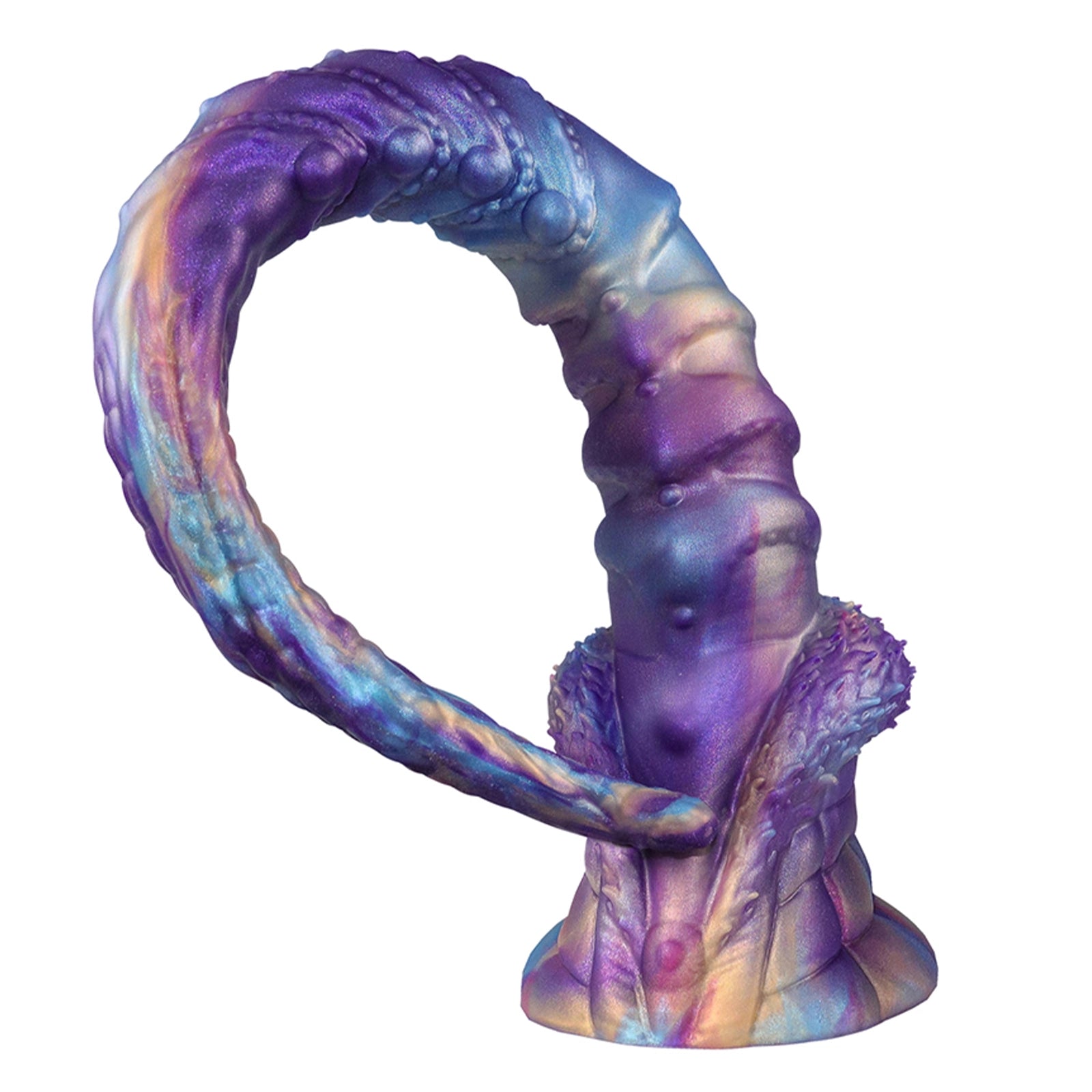 17.5 Fantasy Tentacle Dildo with Ocean Swirl Texture Suction Cup
