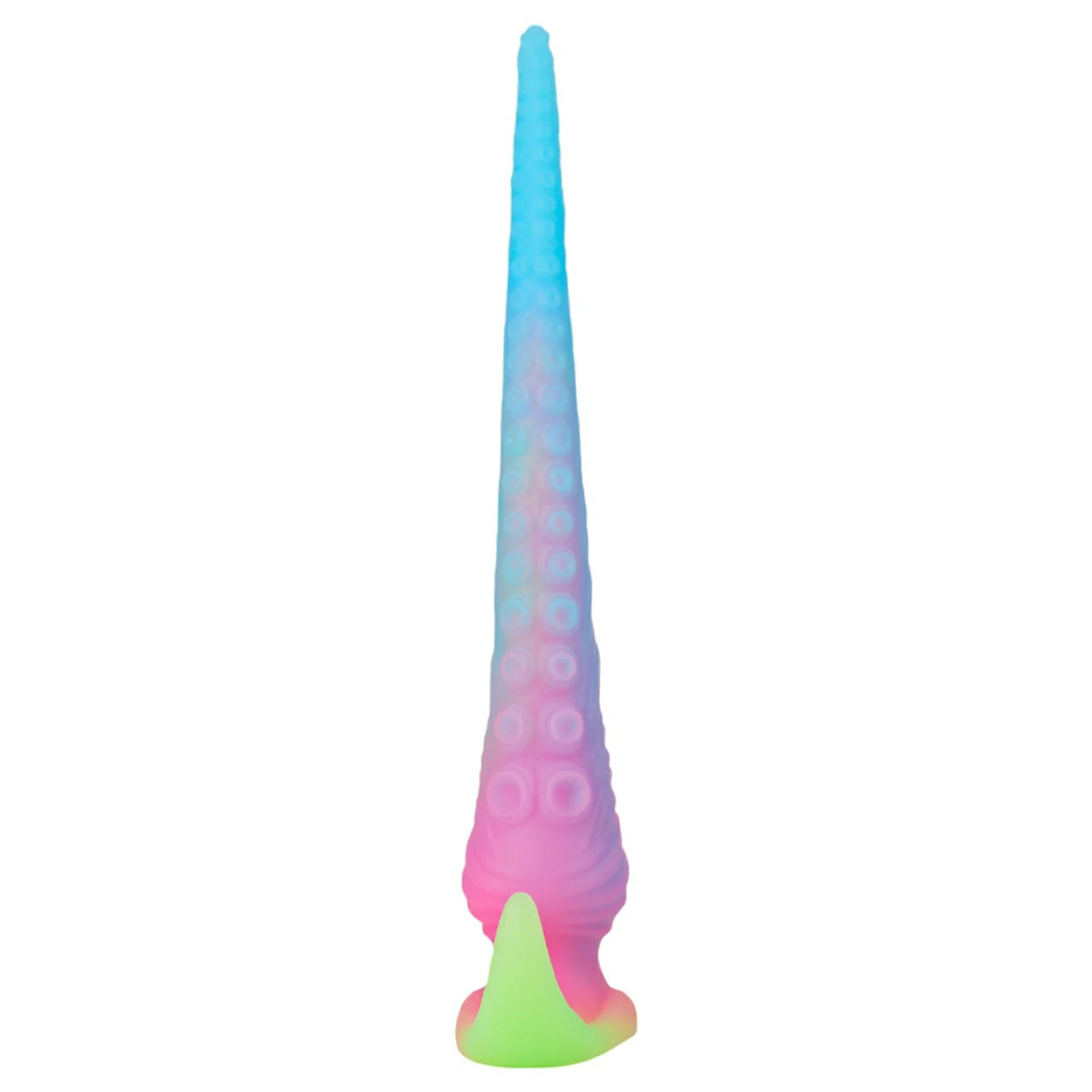 17.5 Inch Fantasy Tentacle Dildo Glow in the Dark Spiked Texture Anal Vaginal Play