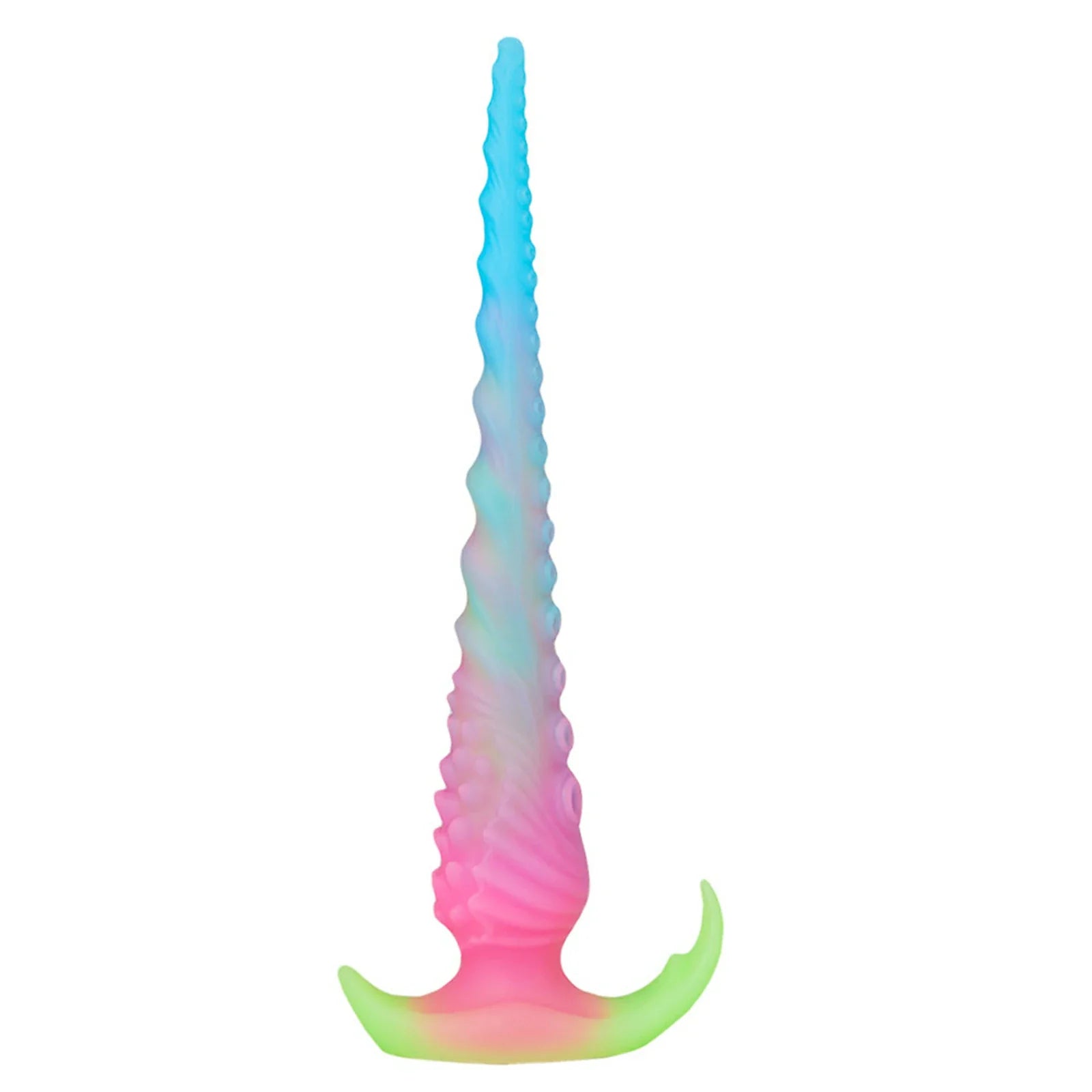 17.5 Inch Fantasy Tentacle Dildo Glow in the Dark Spiked Texture Anal Vaginal Play