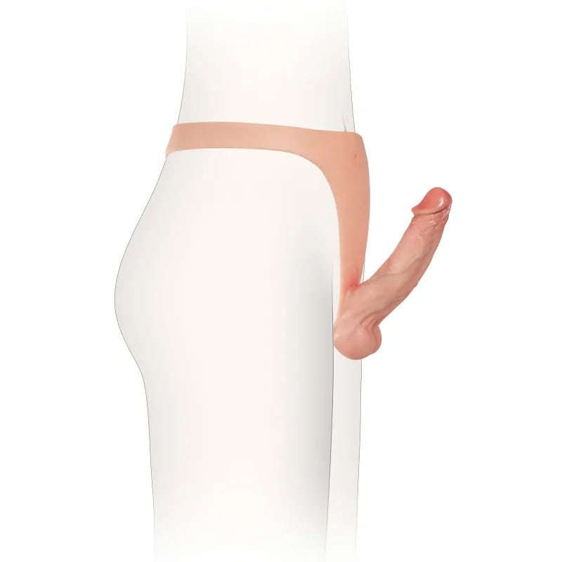6.3" Realistic Sexy Thong Style Silicone Strap-On Dildo