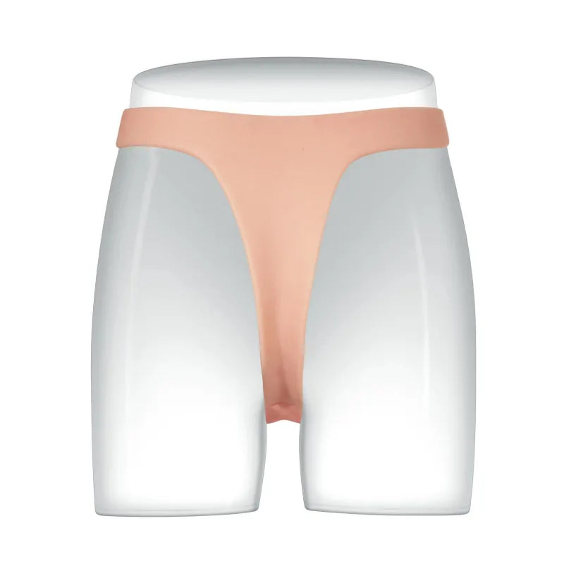 6.3" Realistic Sexy Thong Style Silicone Strap-On Dildo