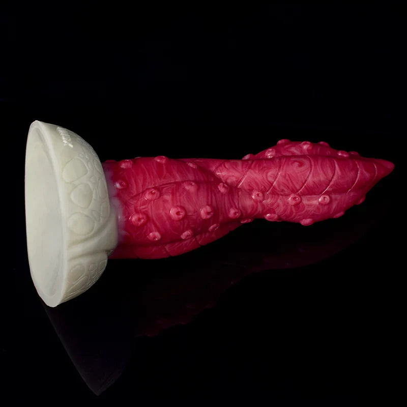 7.67Inch Spiral Shaft Silicone Monster Dildo