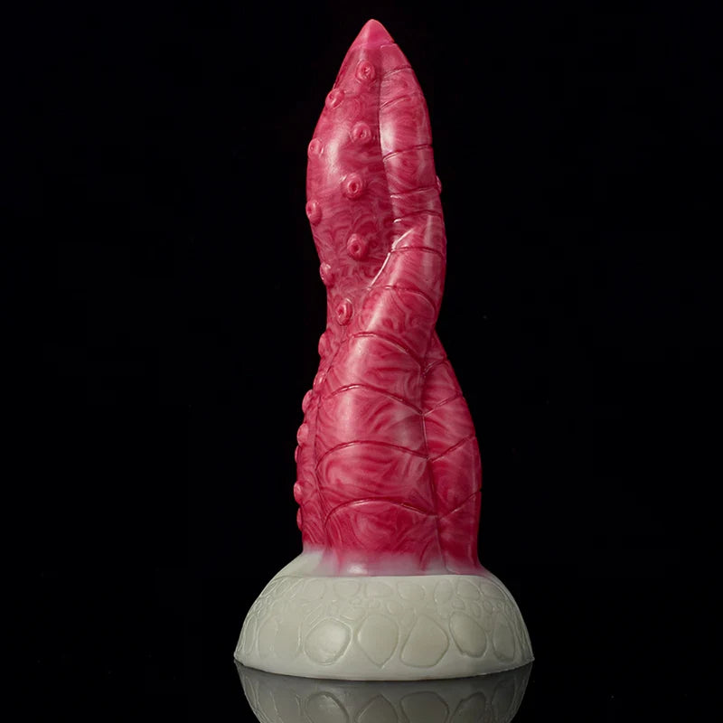 7.67Inch Spiral Shaft Silicone Monster Dildo