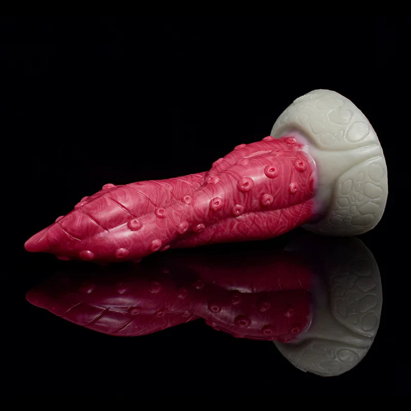 7.67Inch Spiral Shaft Silicone Monster Dildo