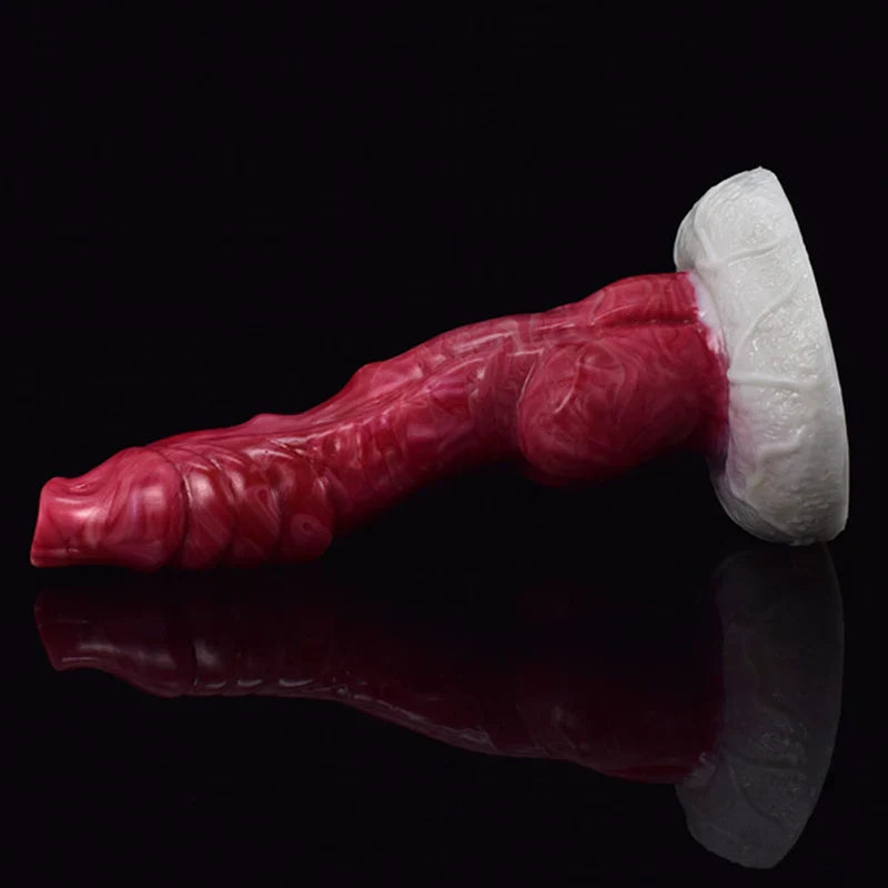 7.87Inch Lifelike Silicone Crankshaft Dog Dildo