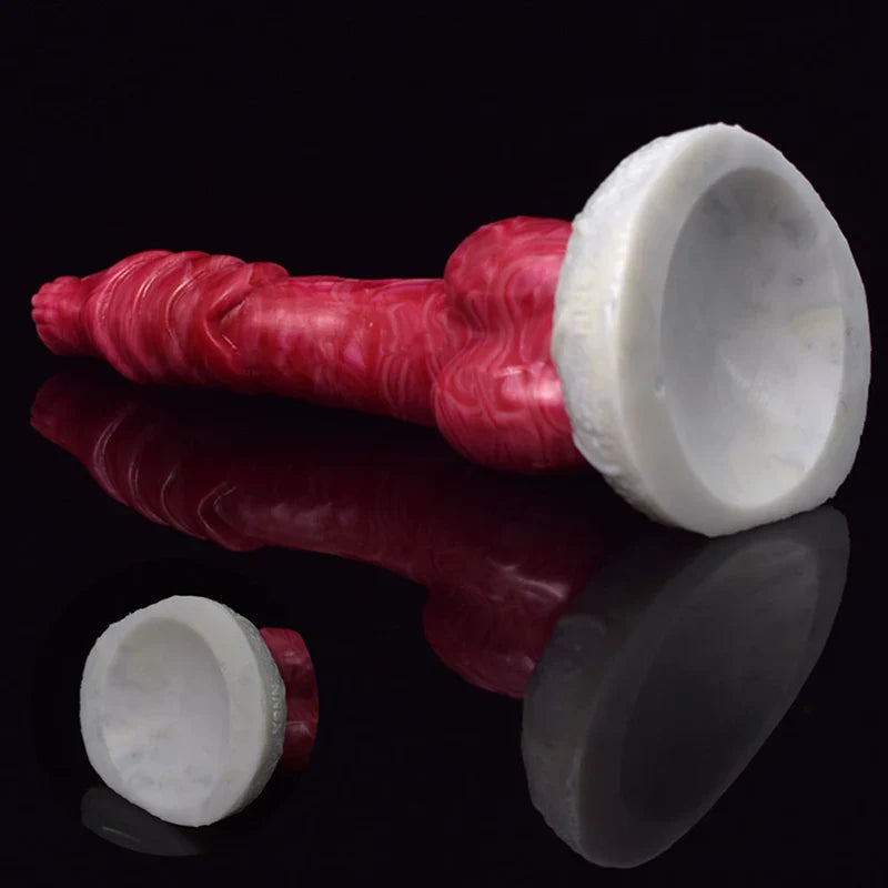 7.87Inch Lifelike Silicone Crankshaft Dog Dildo