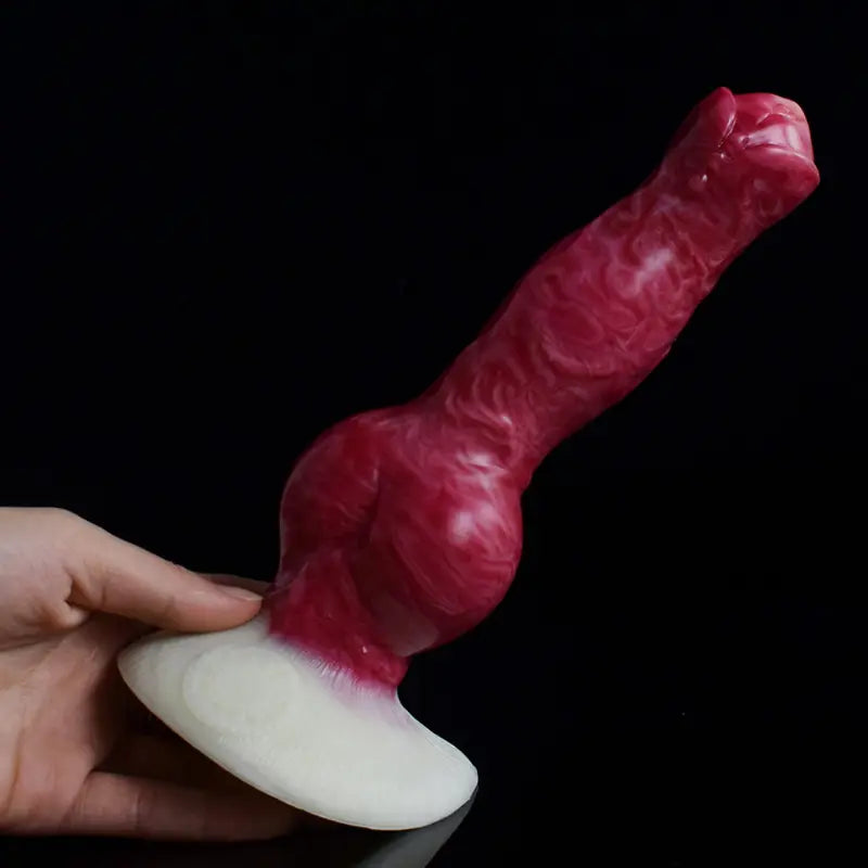 8.26Inch Lifelike Silicone Dog Dildo With Realistic Testis