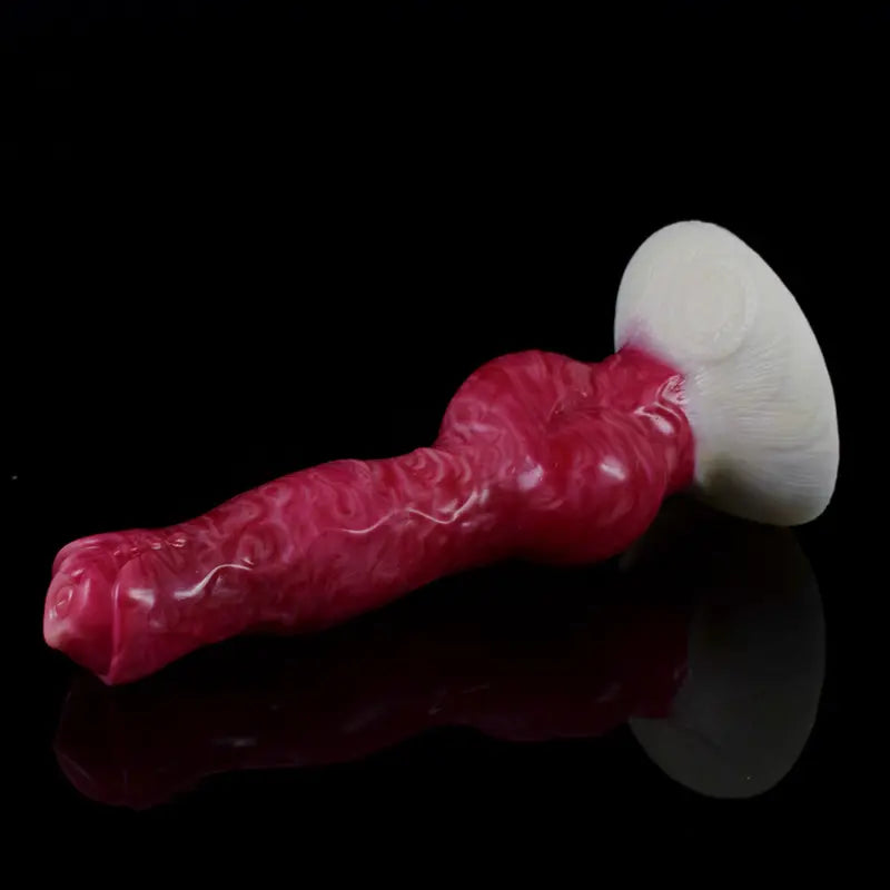 8.26Inch Lifelike Silicone Dog Dildo With Realistic Testis