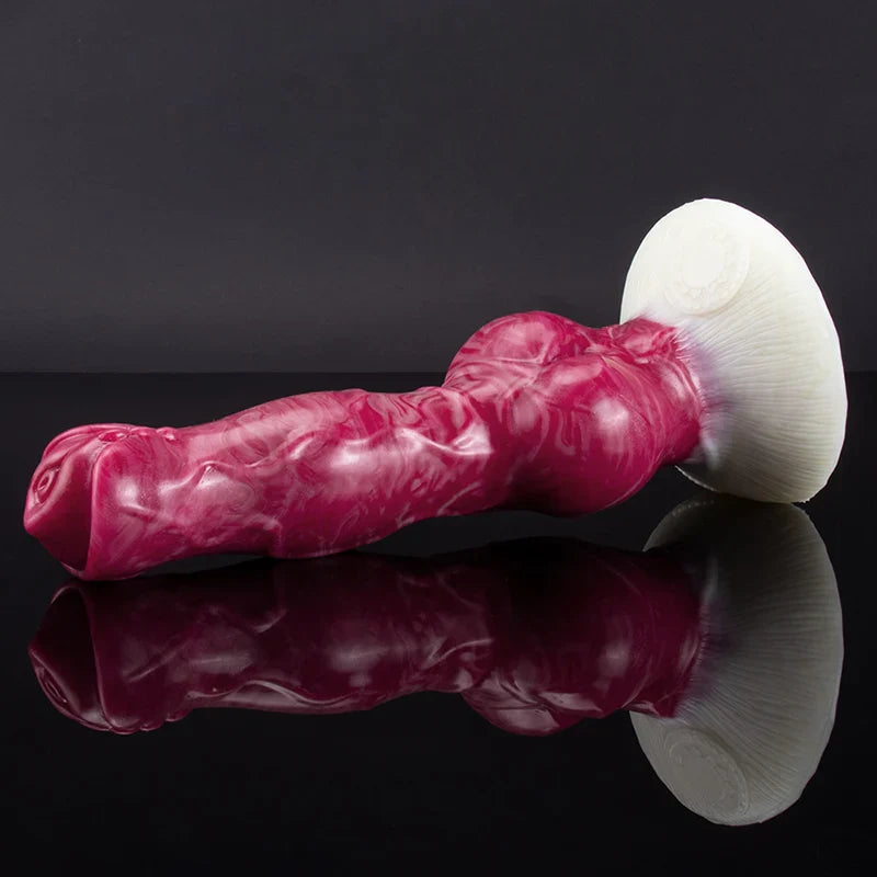 8.26Inch Lifelike Silicone Dog Dildo With Realistic Testis