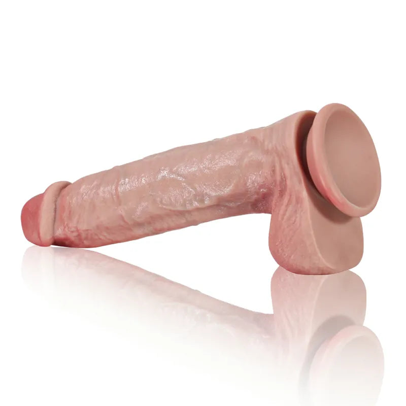 8.5 Realistic Silicone Dildo with Flexible Keel