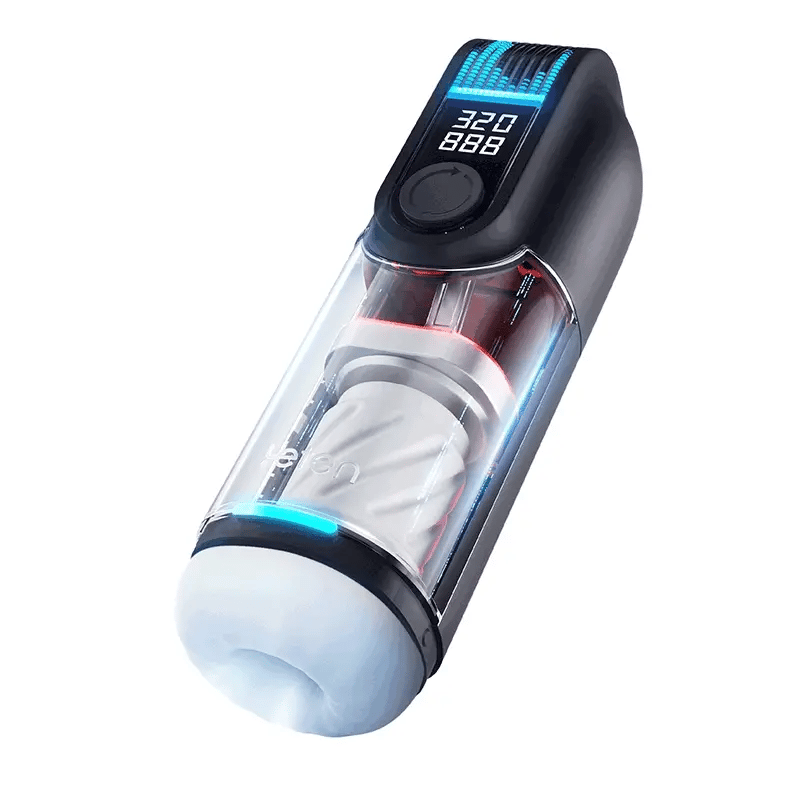Dual Heating 9 Voice Modes Intelligent Auto Leten Male Masturbators