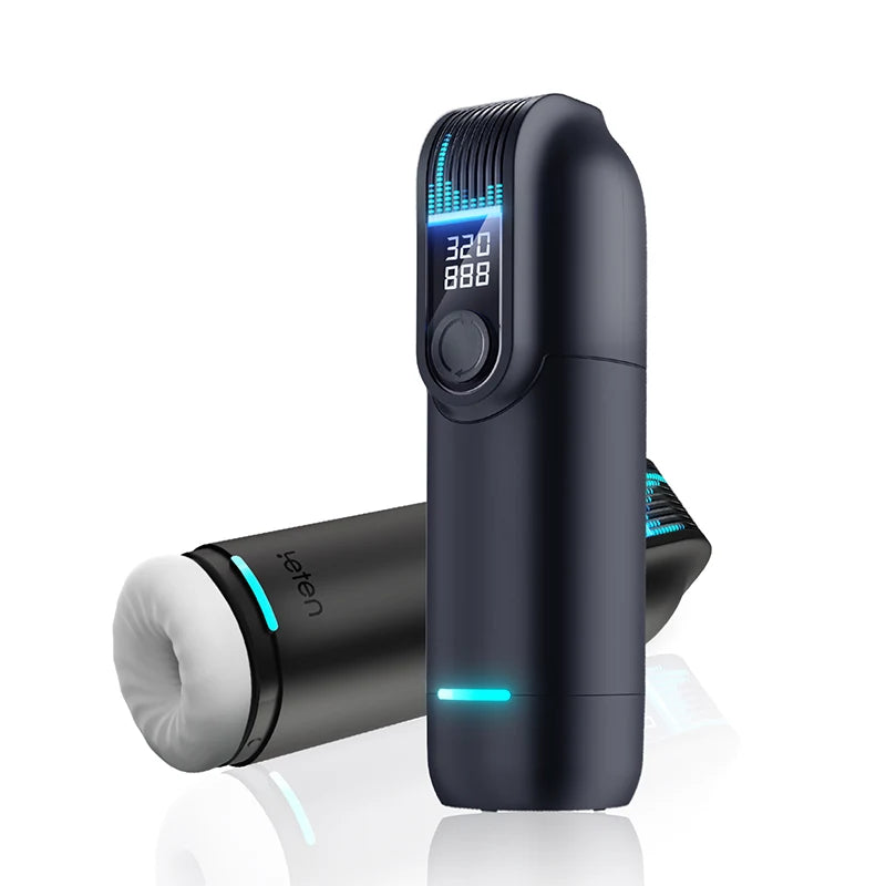 Dual Heating 9 Voice Modes Intelligent Auto Leten Male Masturbators
