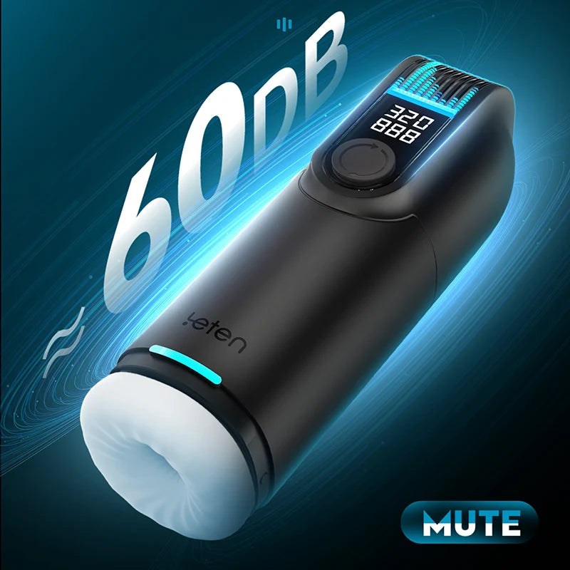 Dual Heating 9 Voice Modes Intelligent Auto Leten Male Masturbators