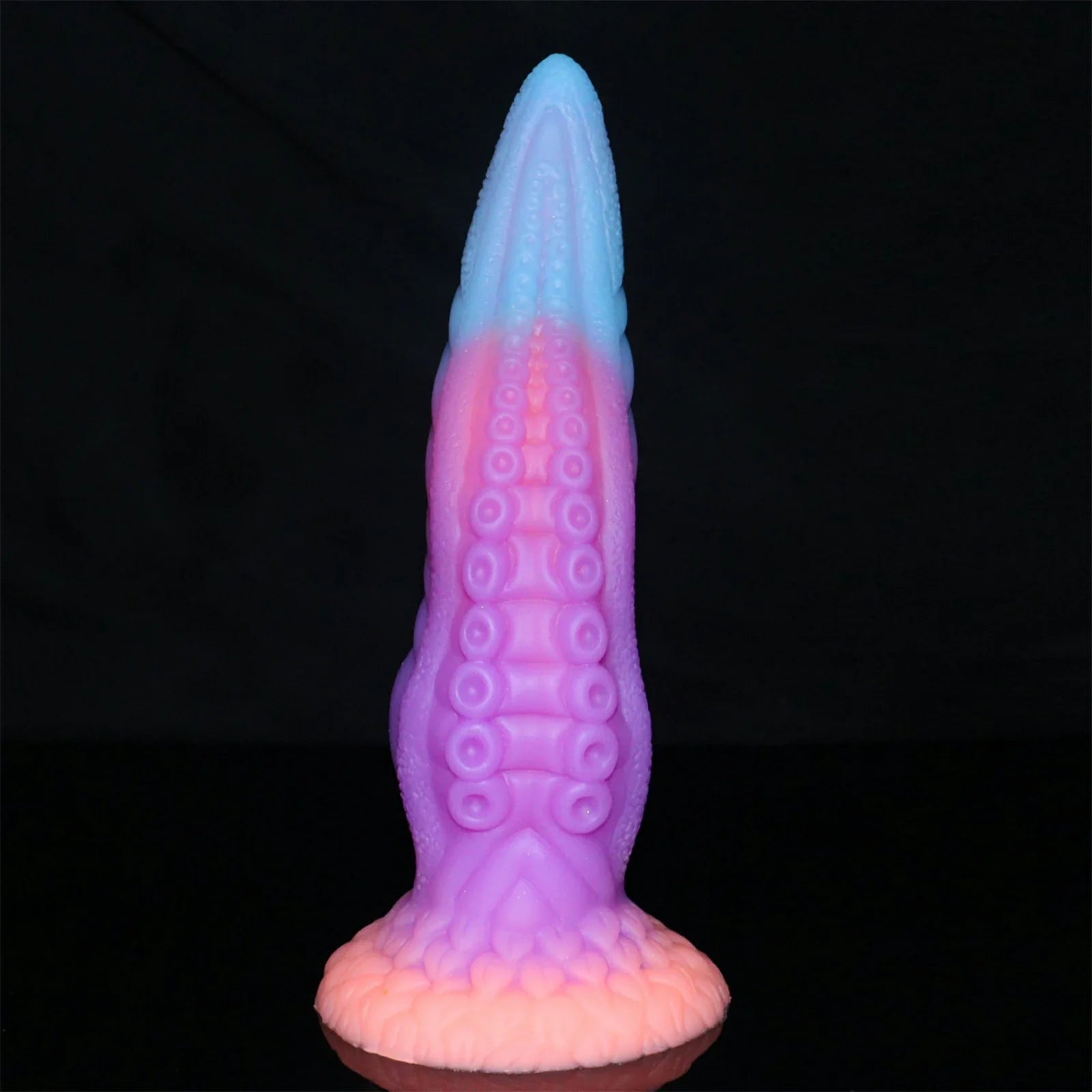 9.8 Inch Glow in the Dark Silicone Tentacle Dildo Suction Cup