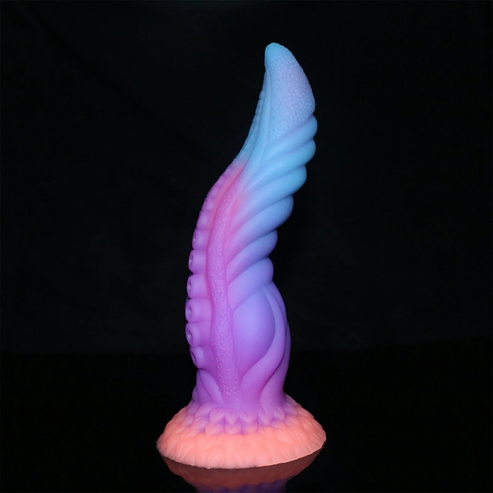 9.8 Inch Glow in the Dark Silicone Tentacle Dildo Suction Cup