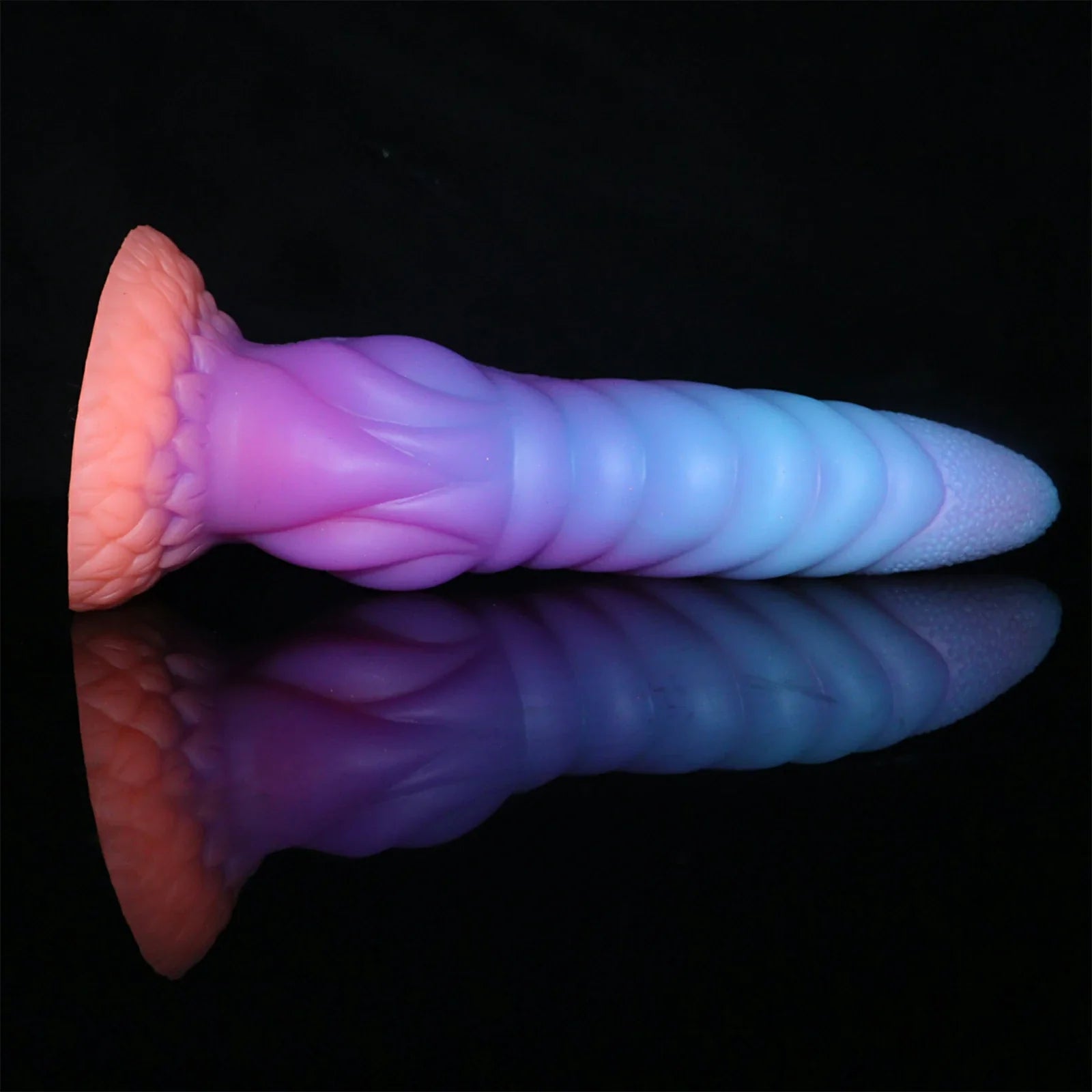 9.8 Inch Glow in the Dark Silicone Tentacle Dildo Suction Cup