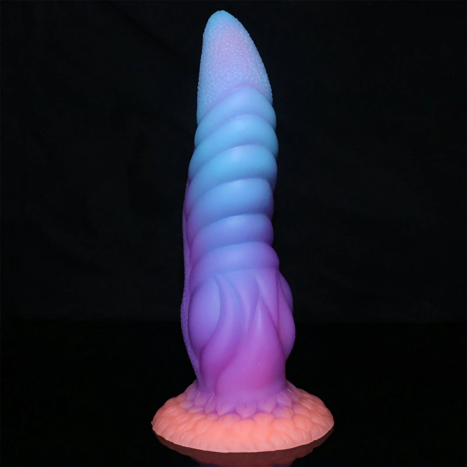 9.8 Inch Glow in the Dark Silicone Tentacle Dildo Suction Cup