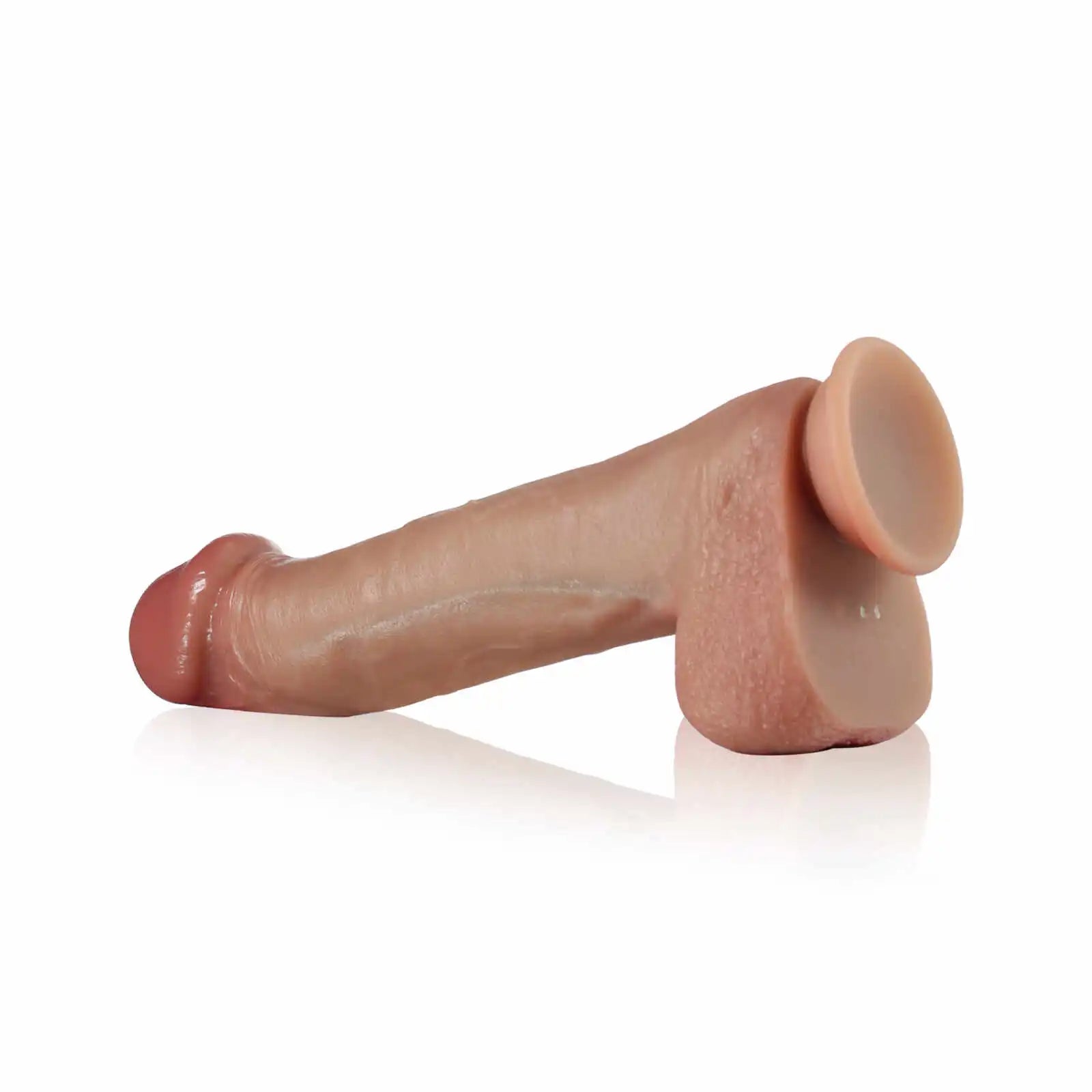 9" Fast Thrust Pulsating Vibrating Dildo with Heater