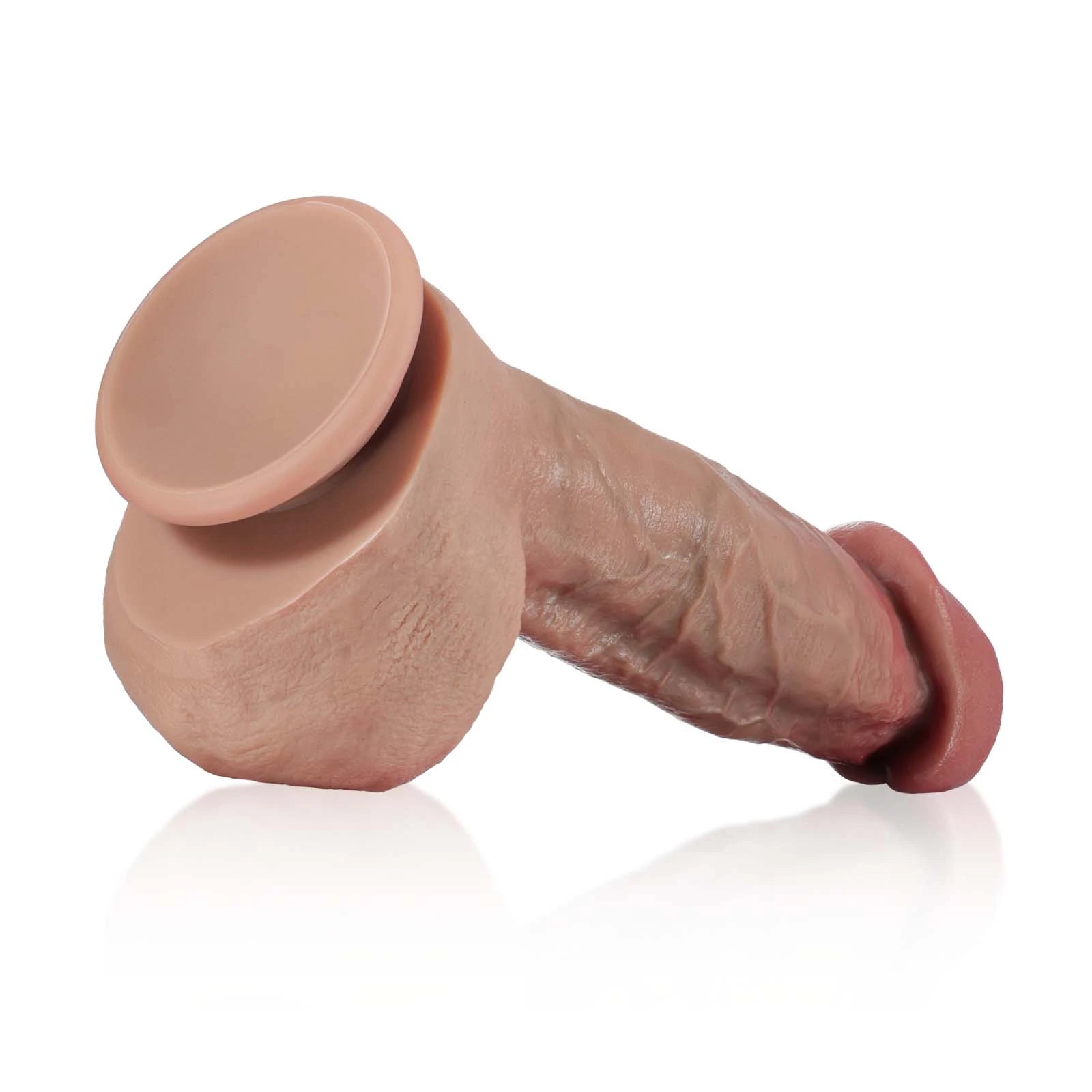 9 Realistic Large Silicone Dildo with Suction Cup
