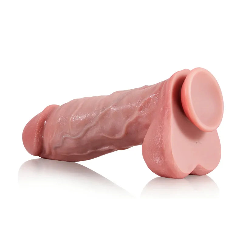 9" Realistic Thick Shaft Strong Thrusting Dildo