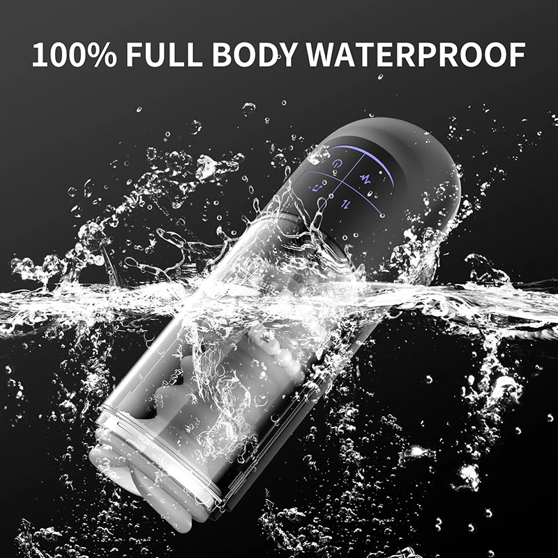 Automatic Thrusting Vibrating Waterproof Male Masturbator