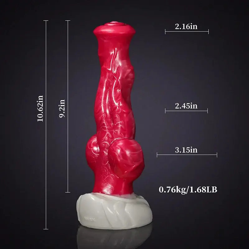 Big Suction Cup Silicone Horse Dildo 10.62 Inch