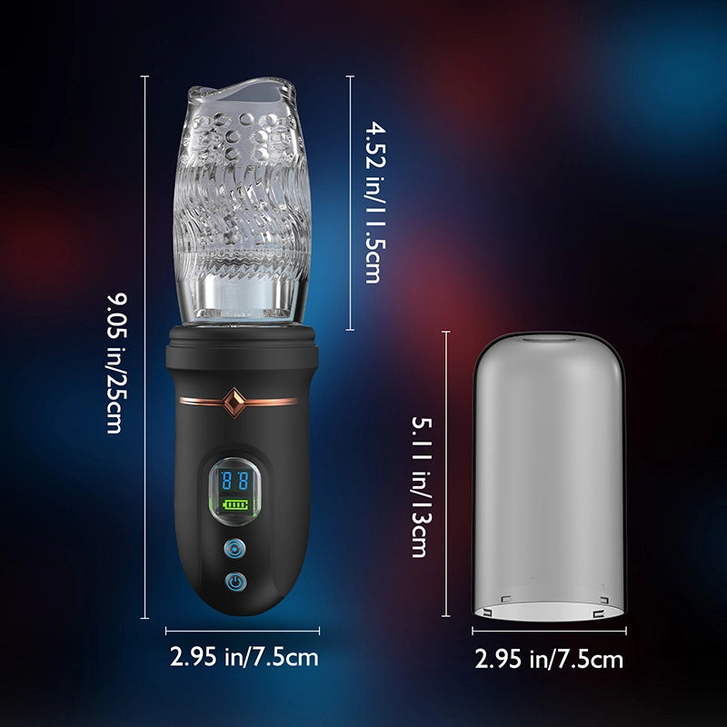 3 In 1 Rotating Thrusting Vibrating Blowjob Machine