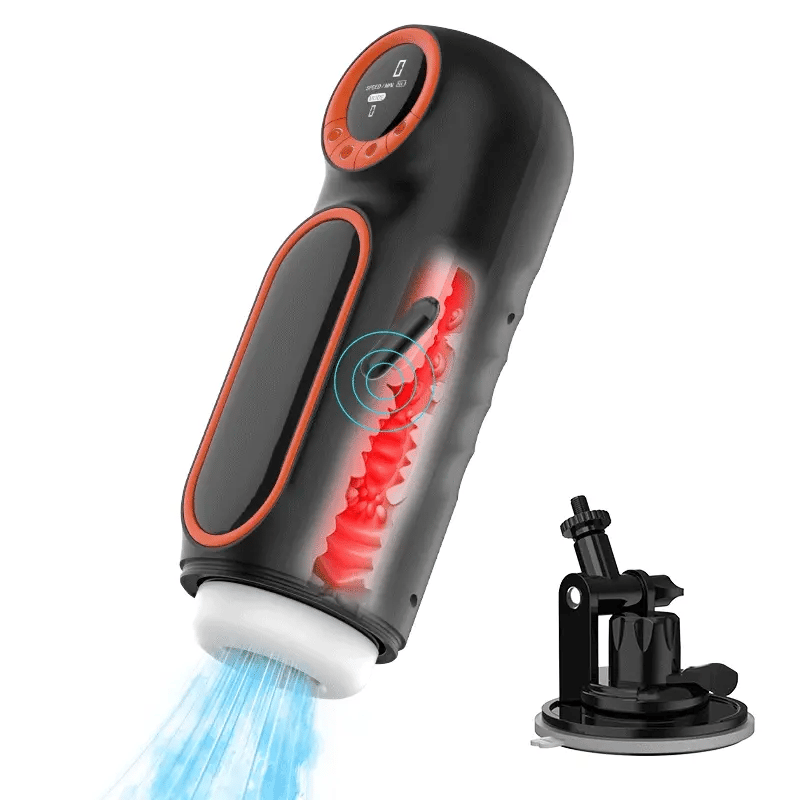 Hands-Free Thrusting Sucking Vibrating Male Masturbator