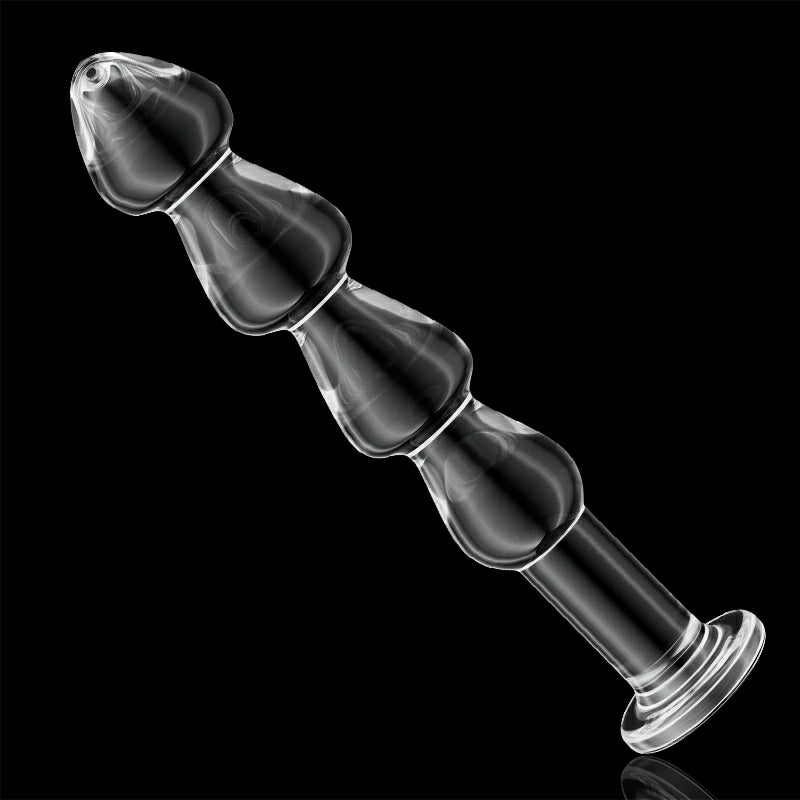 Beaded Glass Dildo 10.6 Inch