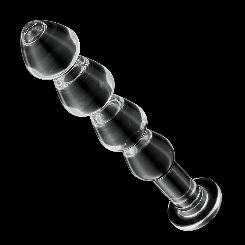 Beaded Glass Dildo 10.6 Inch