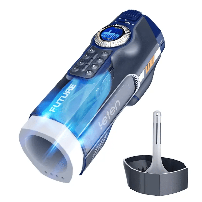 Leten Automatic Thrusting & Sucking Stroker with Heating Base
