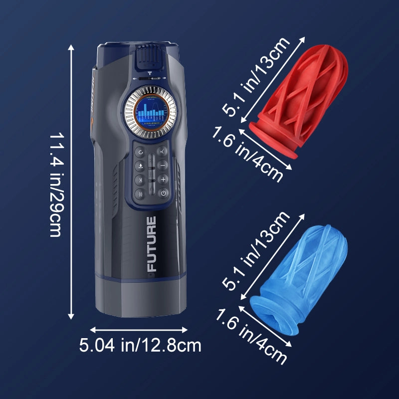 Leten Automatic Thrusting & Sucking Stroker with Heating Base