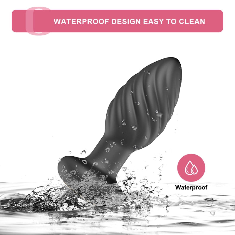 App Remote Control Vibrating Butt Plug with 10 Vibrating Modes