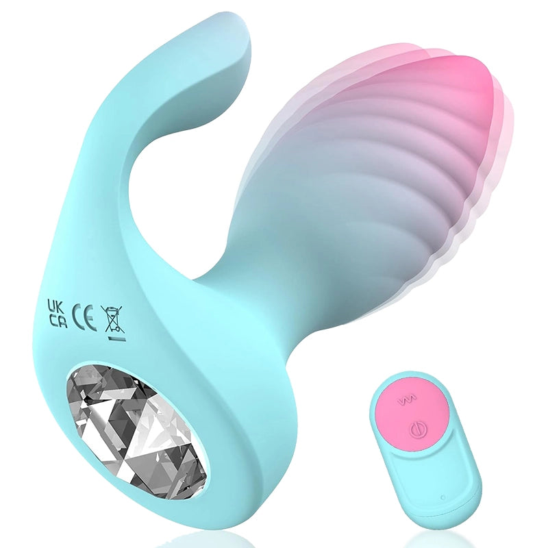 Dual Motor Remote Control Anal Plug with 10 Vibration Modes