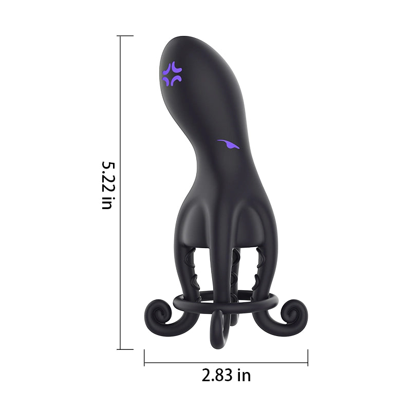 Octopus Glans Trainer Penis Sex Toy with 10 Vibration Modes
