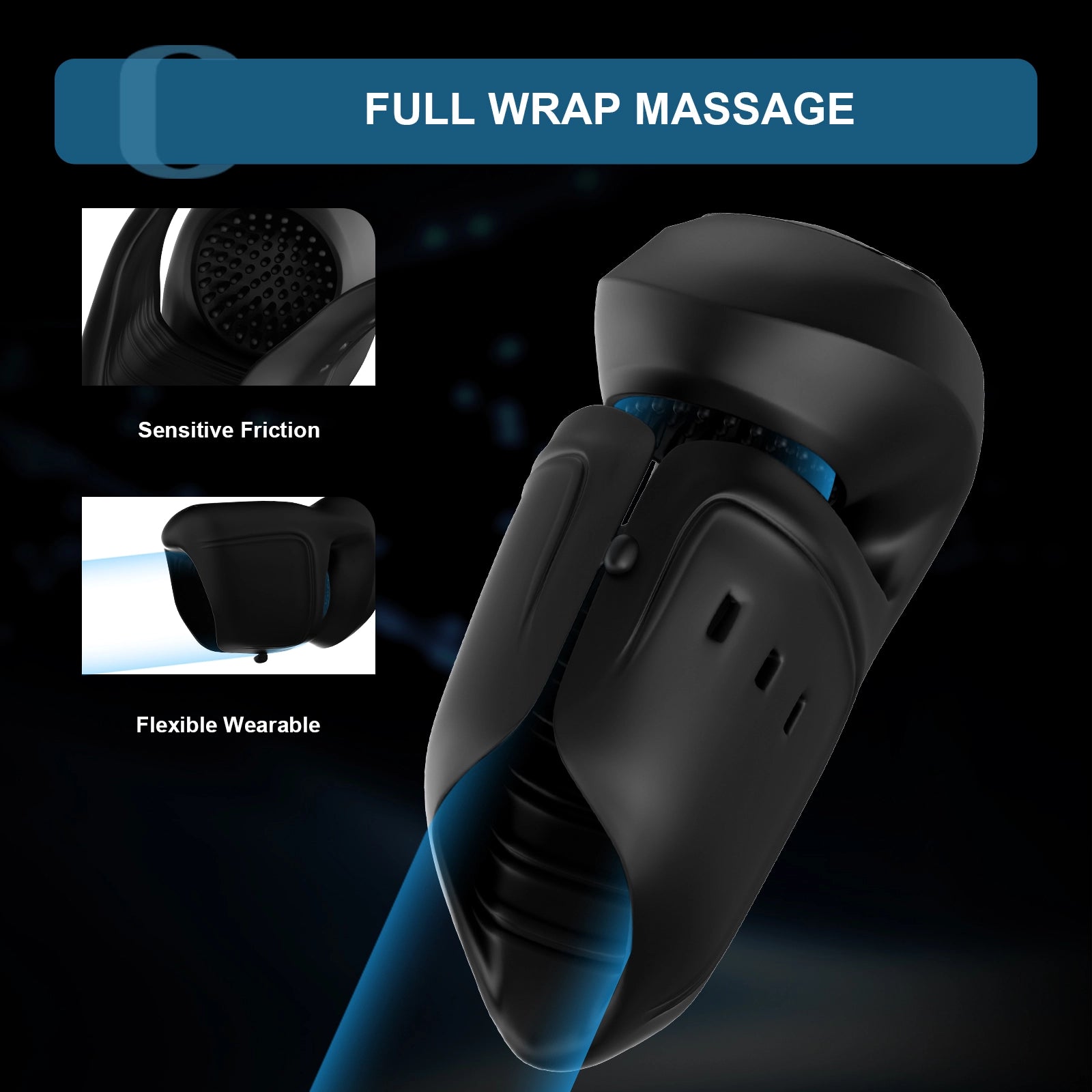 Adjustable Vibrating Glans Trainer for Cock Hardness Long Last Training