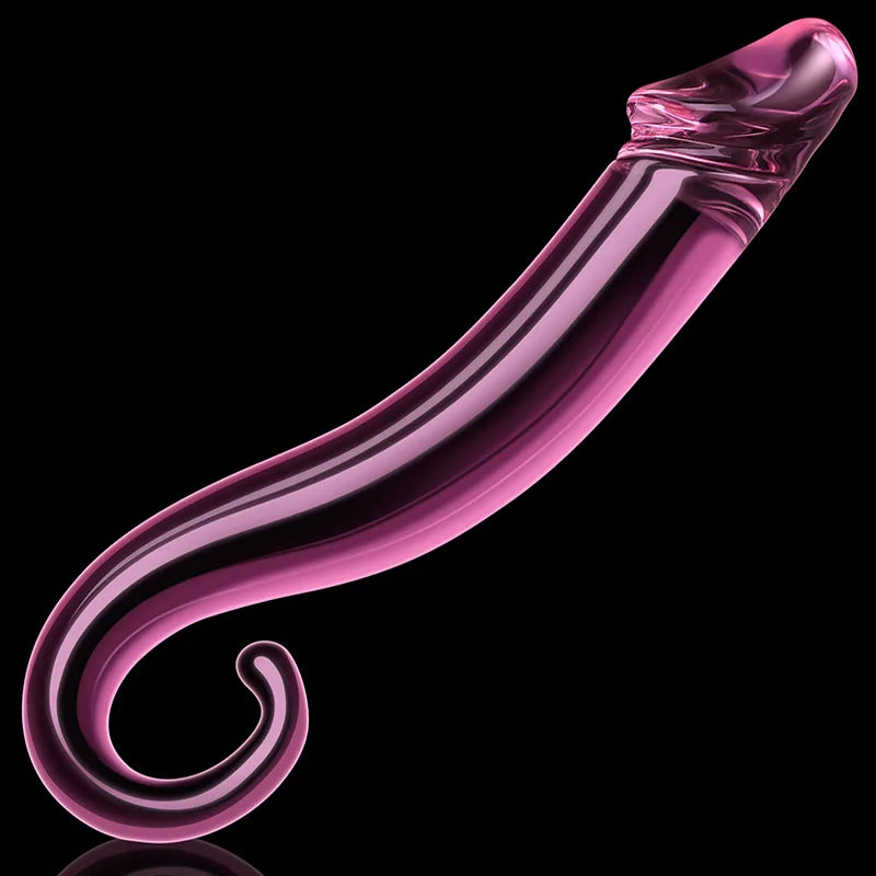 Glass Dildo with Realistic Glans 7.71Inch
