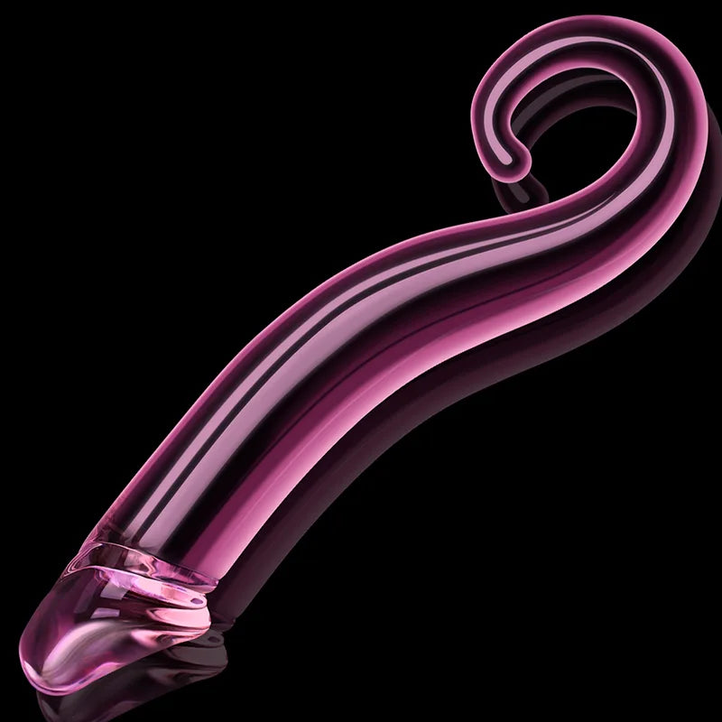 Glass Dildo with Realistic Glans 7.71Inch