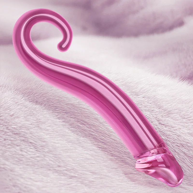 Glass Dildo with Realistic Glans 7.71Inch