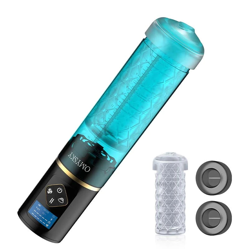 100% Waterproof 6 Suction LED Display Hydro Penis Pump